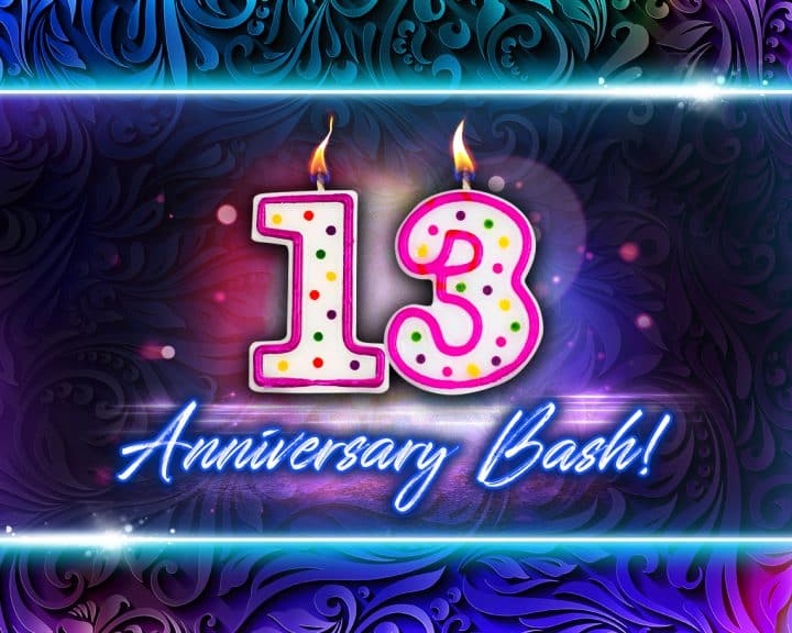 Mondays Dark with Mark Shunock 13 Anniversary Bash!